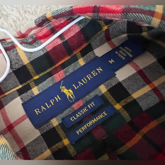 Men's Medium Polo Ralph Lauren Button Up GUC - Picture 3 of 6